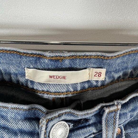 Levi’s Wedgie Icon Fit Ankle Jeans High Waist Size 28 Casual Vintage‎ Style - Picture 5 of 12